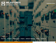 Tablet Screenshot of milestonesindia.com